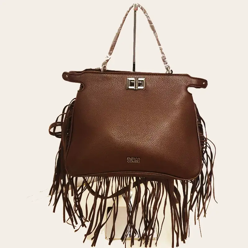 Enrico Coveri frange - borsa donna